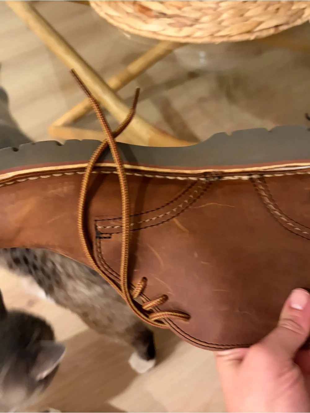 Clarks Men's Tan Leather Chukka Boots